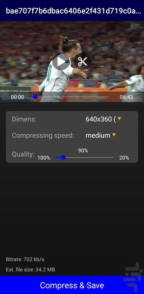 ویرایش ویدئو پیشرفته - Image screenshot of android app
