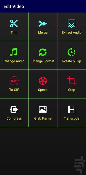 ویرایش ویدئو پیشرفته - Image screenshot of android app