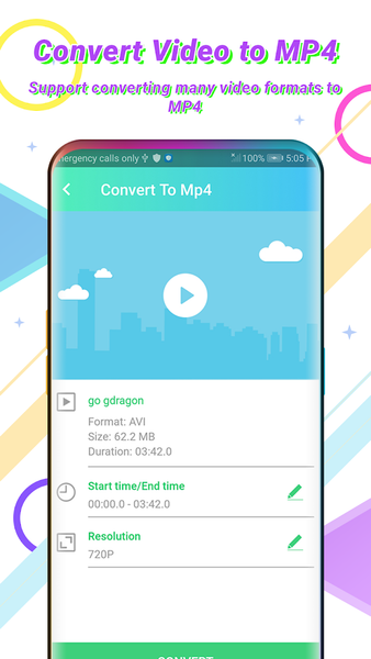 Video to MP۳ Convert - Video Compress Video Editor - عکس برنامه موبایلی اندروید