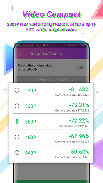 Video to MP۳ Convert - Video Compress Video Editor - عکس برنامه موبایلی اندروید