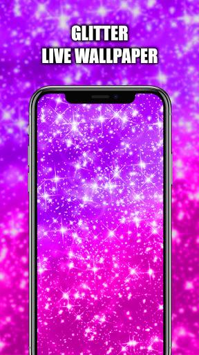 Glitter Wallpapers | Girly Gli - Image screenshot of android app