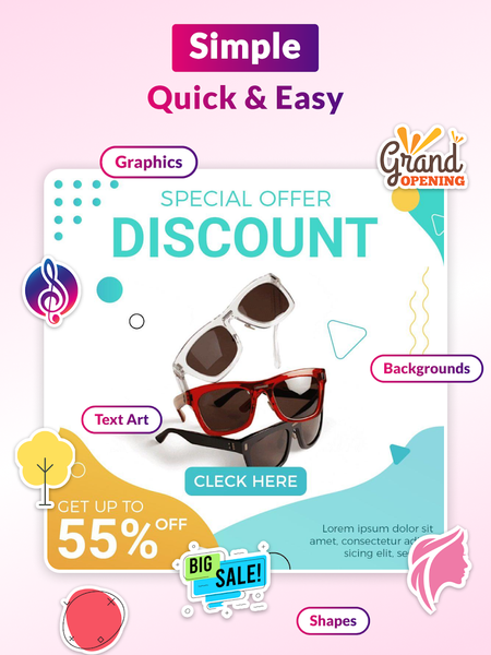 Video Flyer Maker, Templates - عکس برنامه موبایلی اندروید