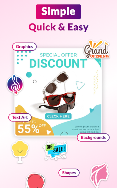 Video Flyer Maker, Templates - عکس برنامه موبایلی اندروید