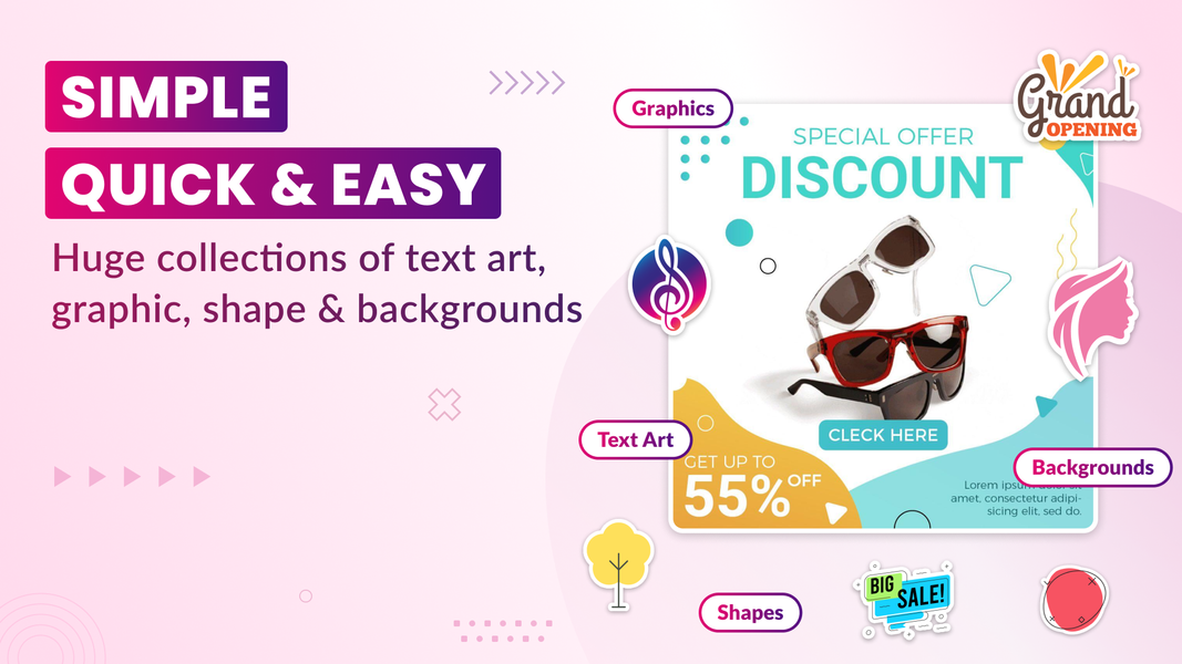 Video Flyer Maker, Templates - عکس برنامه موبایلی اندروید