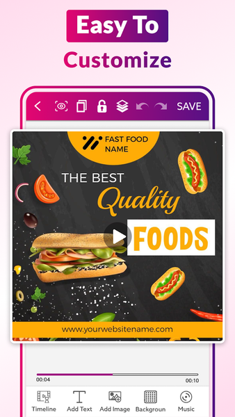 Video Flyer Maker, Templates - عکس برنامه موبایلی اندروید