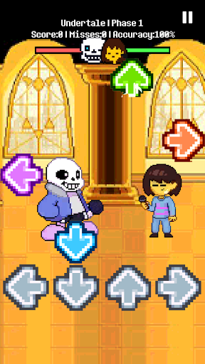 Undertale but FNF gameplay - Image screenshot of android app