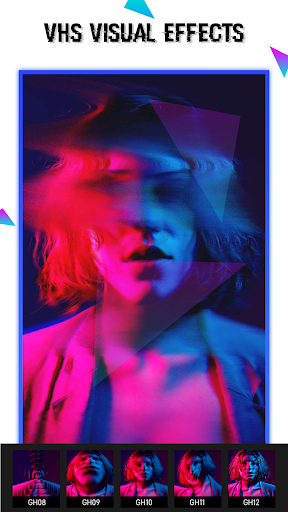 Glitch Video Effect- Photo Effects - Image screenshot of android app