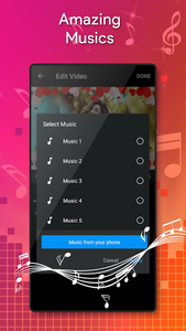 Video maker with photo & music - عکس برنامه موبایلی اندروید