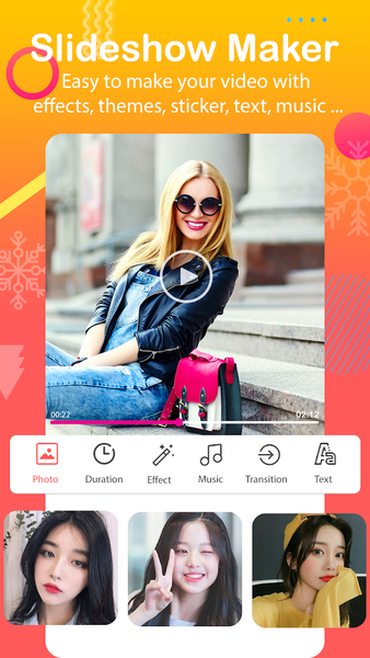 Video Maker, Video Slideshow - عکس برنامه موبایلی اندروید