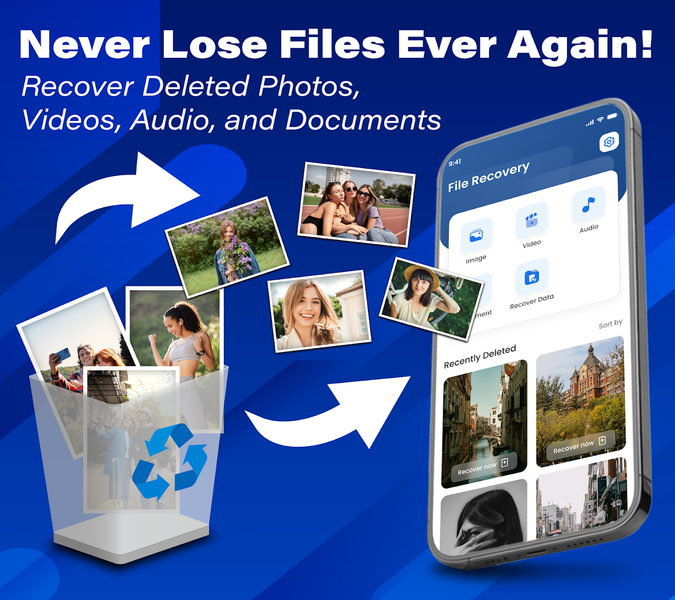 Photo Recovery: File Recovery - عکس برنامه موبایلی اندروید