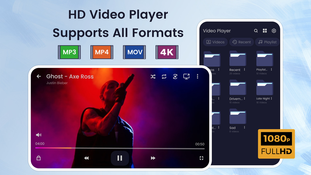 HD Video Player For All Format - عکس برنامه موبایلی اندروید