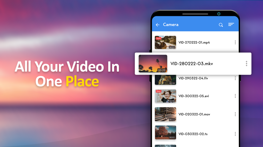 HD video player all format - Image screenshot of android app