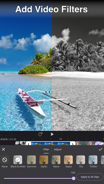 Video Editor & Video Maker App - عکس برنامه موبایلی اندروید