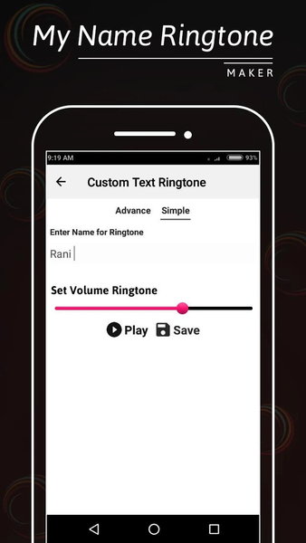 My Name Ringtone Maker - Image screenshot of android app