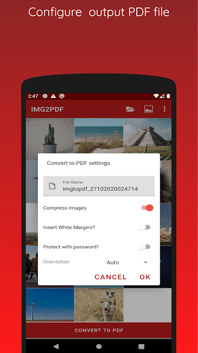Image to PDF - JPG to PDF - Image screenshot of android app