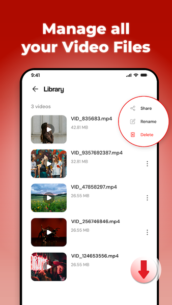 Vidmaze - Video Player Manager - عکس برنامه موبایلی اندروید