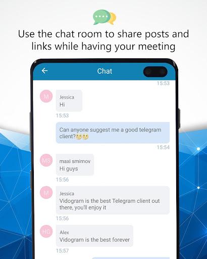 Vidomeet - عکس برنامه موبایلی اندروید