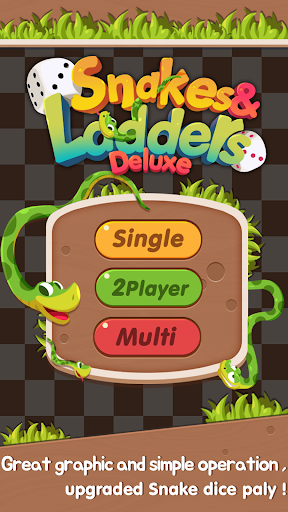 Snakes and Ladders Deluxe(Fun - Gameplay image of android game