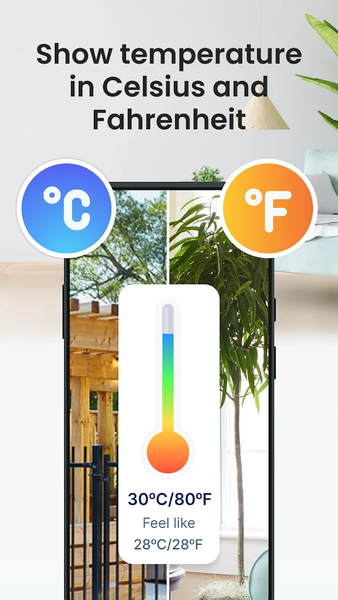 Smart thermometer for room - عکس برنامه موبایلی اندروید