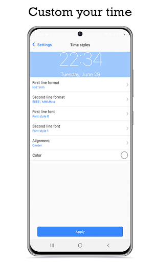 Liquid Glass Lock Screen - عکس برنامه موبایلی اندروید