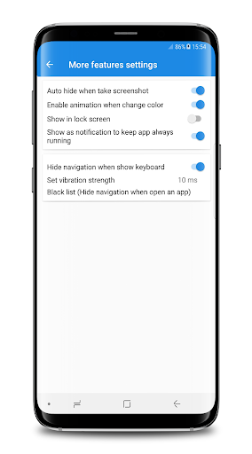 S۹ Navigation bar (No Root) - عکس برنامه موبایلی اندروید