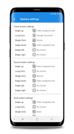 S9 Navigation bar (No Root) - Image screenshot of android app