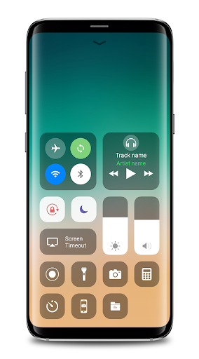 Control Center os 14 - Image screenshot of android app