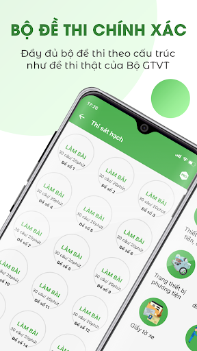 Ôn thi GPLX (600 câu hỏi) - Image screenshot of android app
