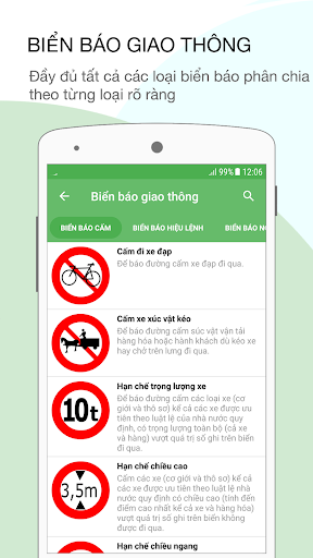 Học bằng lái xe máy - Image screenshot of android app