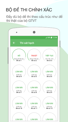 Học bằng lái xe máy - Image screenshot of android app