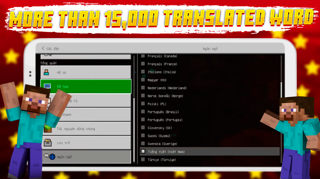 Vietnamese Language Minecraft - عکس برنامه موبایلی اندروید