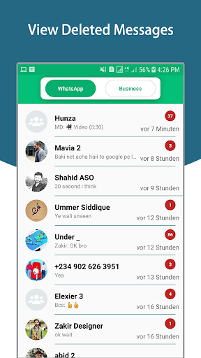 Recover Deleted Messages - Image screenshot of android app