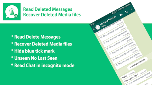 Recover Deleted Messages - Image screenshot of android app