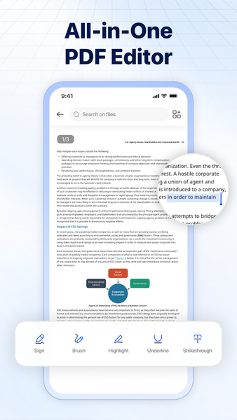 PDF Reader  Smart AI Assistant - عکس برنامه موبایلی اندروید