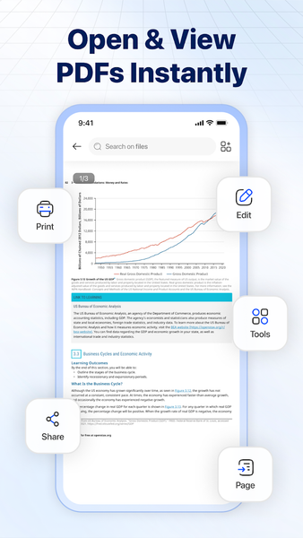 PDF Reader  Smart AI Assistant - عکس برنامه موبایلی اندروید