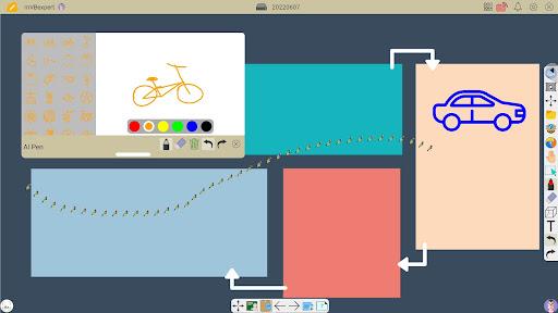 myViewBoard - تخته وایت برد دیجیتال - عکس برنامه موبایلی اندروید