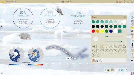 myViewBoard - تخته وایت برد دیجیتال - عکس برنامه موبایلی اندروید