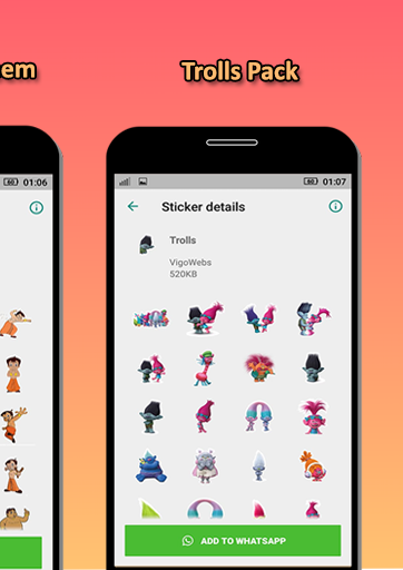 Cartoon Stickers - Image screenshot of android app