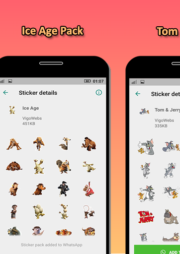 Cartoon Stickers - Image screenshot of android app