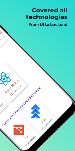 Interview Questions - Image screenshot of android app