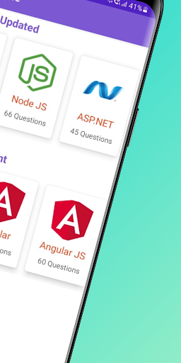 Interview Questions - Image screenshot of android app