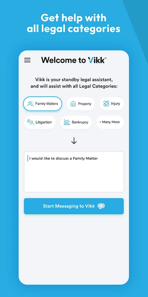 Vikk - AI Lawyer & Legal Help - Image screenshot of android app