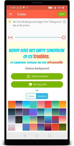 Quotes Creator - Quote Writer - Image screenshot of android app