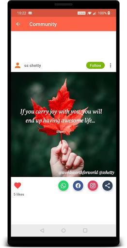 Quotes Creator - Quote Writer - Image screenshot of android app