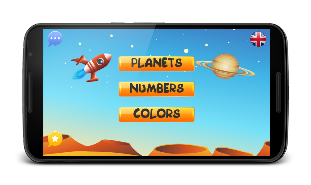 Planets for Kids Solar system - عکس بازی موبایلی اندروید