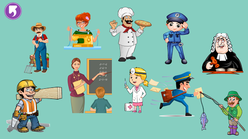 Learn professions Occupations - Gameplay image of android game