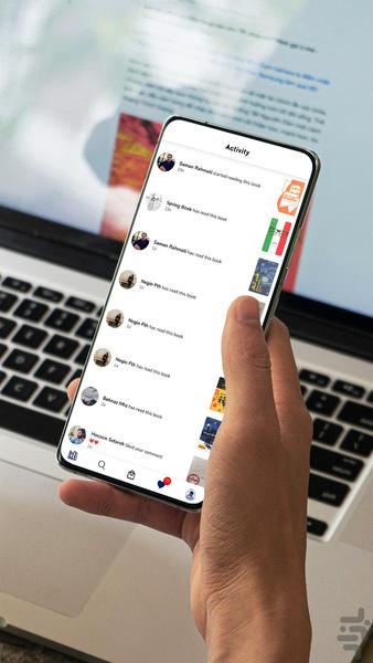 ویلی بوک | شبکه اجتماعی کتابخوانها - عکس برنامه موبایلی اندروید