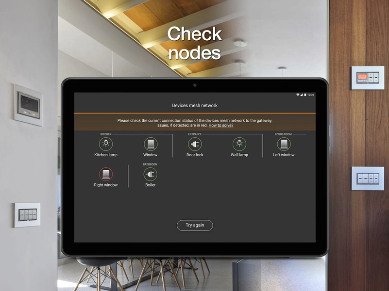 Vimar VIEW Wireless - Image screenshot of android app