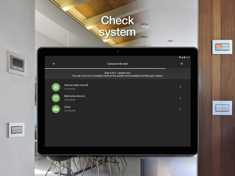 Vimar VIEW Wireless - Image screenshot of android app