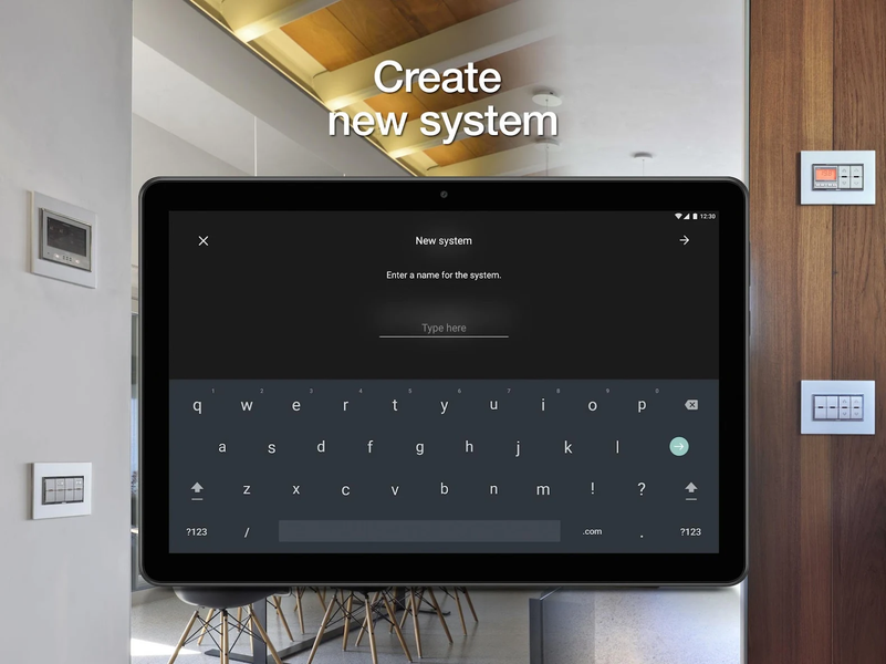 Vimar VIEW Wireless - Image screenshot of android app